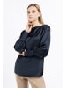DreiMaster Damen Langarmbluse in Navy