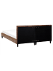 Beliani Doppelbett FITOU in Braun - (W) 170 x (H) 87 x (L) 214 cm