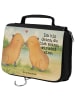 Mr. & Mrs. Panda beautycase Capybara Liebe Design mit Spruch in Weiß
