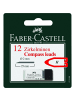 Faber-Castell Zirkelminendose 2mm passend für alle Zirkelmodelle auf Blisterkarte