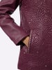 Mainpol Lammnappa-Lederjacke in bordeaux