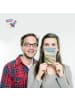 Mr. & Mrs. Panda Grußkarte Leuchtturm nostalgisch Design mit Spruch in Weiß