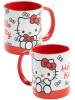 Hello Kitty Hello Kitty Tasse Schleifen Becher Kaffeetasse 320 ml in rot/weiß