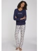 s.Oliver Pyjamahose in rosa-gemustert