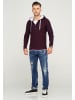 behype Kapuzensweatshirt JOSHA in Bordeaux