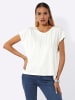 creation L Kurzarmshirt in ecru