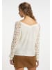 IZIA Damen Strickpullover in Weiss