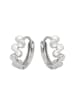 faina Women Huggie Earrings in Silver