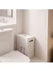 relaxdays Toilettenpapier Aufbewahrung in Weiß - (B)25 x (H)50 x (T)14 cm