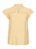 KAFFE curve Kurzarm-Bluse KCronja Regular fit in Sunlight