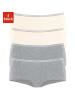 LASCANA Panty in grau-meliert / creme