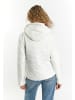 myMo Damen Leicht Wattierte Jacke in Wollweiss
