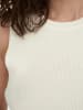 ONLY Geripptes Kurzes Crop Top ONLMAJLI in Weiß