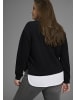 Laura Scott Sweatshirt in Schwarz und Weiß