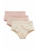 Hessnatur Mädchen Panty Regular Cut 3er-Pack in cremerosa