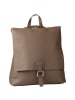 Toscanto Leder Cityrucksack Toscanto Rucksack taupe, grau ca. 33cm