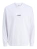 Jack & Jones Langarm-T-Shirt in White