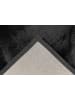 Vivorum Wohnzimmer / Schlafzimmer  Kurzflor Teppich Cross 425 in schwarz
