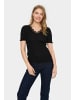 SAINT TROPEZ T-shirt MayaSZ Classic fit in Black