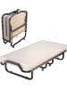 COSTWAY Gästebett 90x200cm mit Matratze in Beige