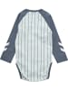 Hummel Druckknopf Strampler Raglanärmel Hmlpinno Jungen in SURF SPRAY