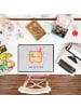 Mr. & Mrs. Panda Tischpad Toast Party mit Spruch in Grau Pastell