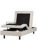 Beliani 2-tlg Einzelbett CASTELLAN in Beige/Schwarz