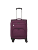travelite Cubis 4 Rollen Kabinentrolley S 55 cm mit Dehnfalte berry