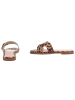 Ital-Design Sandale & Sandalette in Braun und Beige
