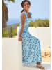Vivance by Lascana Maxikleid in marine-creme bedruckt