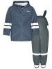 Playshoes Regen-Set Latzhose Basic in marine