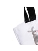 Mr. & Mrs. Panda Shopper Hase Igel mit Spruch in Weiß