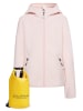 Schmuddelwedda Mädels Blouson + Tagesrucksack - Set in Pastellrosa Melange