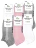 Occulto 6er Pack Sneaker Socken Jana in Pink