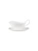 Villeroy & Boch Sauciere mit Untertasse Anmut weiß in weiß