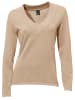 Heine V-Ausschnitt-Pullover in beige