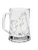 Mr. & Mrs. Panda Bierglas Bären mit Hut ohne Spruch in Transparent