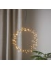 STAR Trading LED Kranz Lichtkranz Dekokranz 95LED D: 24cm in schwarz