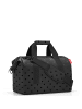 Reisenthel travelling allrounder M - Reisetasche 40 cm (leo vanilla) in glossy dots black