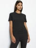 Marc O'Polo T-Shirt Minimal Hybrid in Schwarz