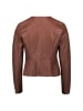 Zero  Blazer-Jacke in Lederoptik in Cappuccino