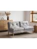 Beliani 3-Sitzer Sofa YILA in Grau/Braun - (W) 178 x (H) 87 x (L) 92 cm