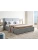 Beliani Doppelbett MOISSAC in Blau/Schwarz - (W) 177 x (H) 108 x (L) 224 cm