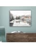 MuchoWow Leinwand bilder Gefrorener Fluss (BxH)