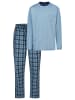 Ammann Schlafanzug Mix & Match in Copen blue