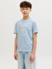 JACK & JONES Junior T-Shirt JJGRAYSON TEE S/S CREW NECK 2PK MP JNR in celestial blue