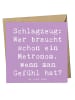 Mr. & Mrs. Panda Geschenkkarte Spruch Schlagzeug Gefühl mit Spruch in Lavendeltraum