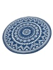 Hanse Home Kurzflor Teppich Valencia Rund blau