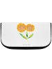 Mr. & Mrs. Panda Make-Up Tasche Blume Sonnenblume ohne Spruch in Weiß