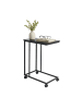 relaxdays Beistelltisch in Schwarz - (B)50 x (H)68 x (T)35 cm